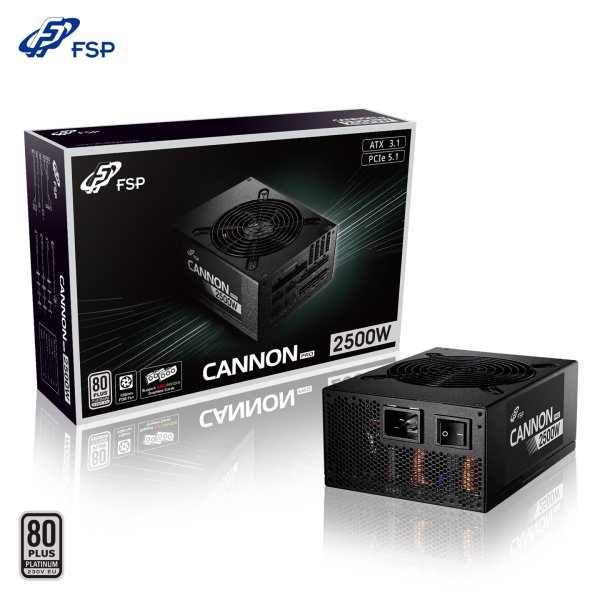FSP CANNON PRO/2500W/ATX 3.1/80PLUS Platinum 230V EU/Modular/Retail?v=1754078403