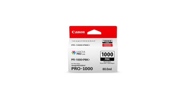 Náplň CANON PFI-1000PBK, 0546C001 foto černá (80 ml)