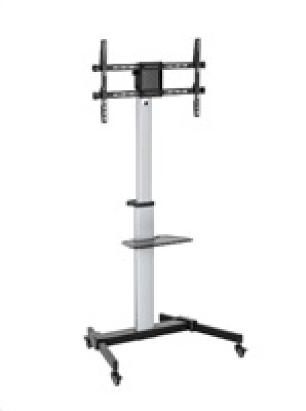 ALU pojízdný stojan Brateck FS44-46TW pro TV 37''-86'' 50kg police