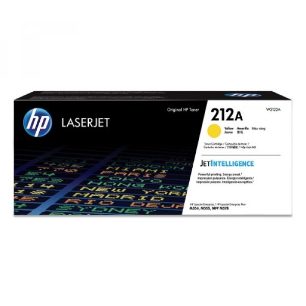 Toner HP W2122A, HP 212A žlutý (4 500 stran)