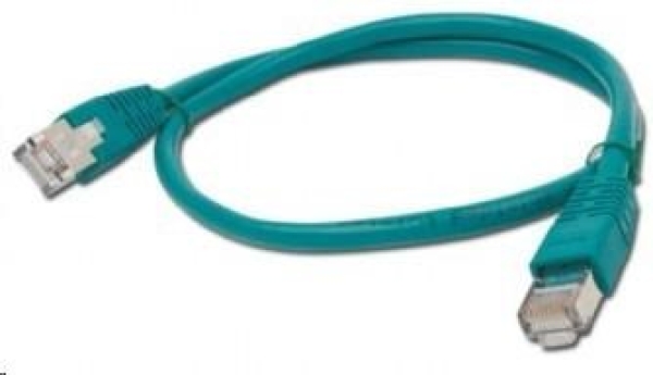GEMBIRD kabel patchcord CAT6 stíněný FTP 2m, zelený