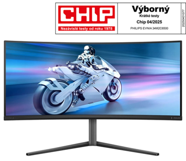 Philips MT OLED LED 34" 34M2C6500/00 - OLED panel, 3440x1440, 2xHDMI, DP, nast vysky, zakriven