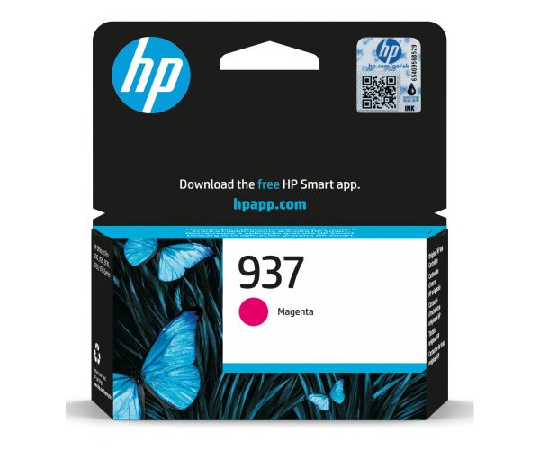 Náplň HP No.937, 4S6W3NE purpurová (800 stran)
