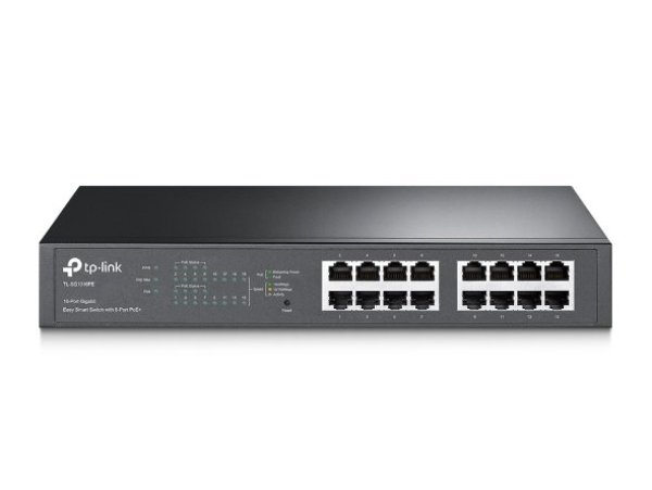 TP-Link Easy Smart switch TL-SG1016PE (16xGbE, 8xPoE+, 150W)