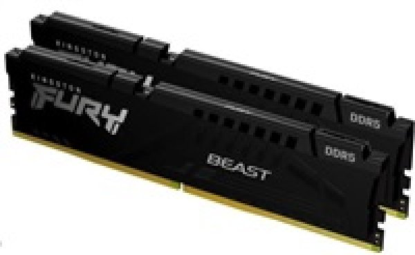 KINGSTON DIMM DDR5 64GB (Kit of 2) 5600MT/s CL36 FURY Beast Černá EXPO