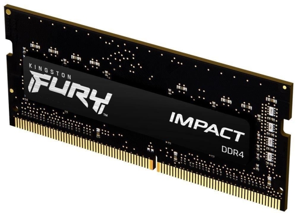 Kingston FURY Impact/SO-DIMM DDR4/8GB/3200MHz/CL20/1x8GB/Black