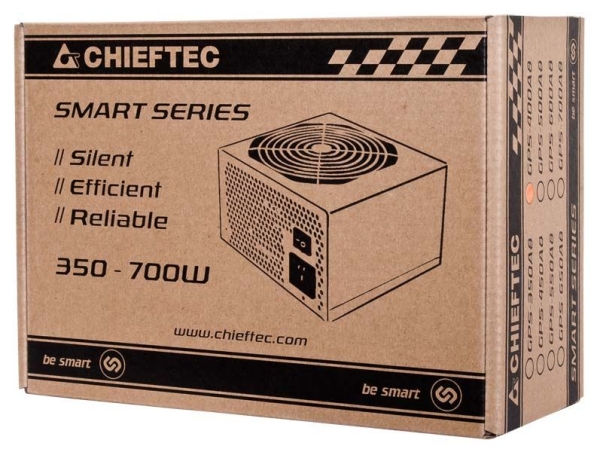 CHIEFTEC zdroj Smart Series, GPS-700A8, 700W, Active PFC, retail