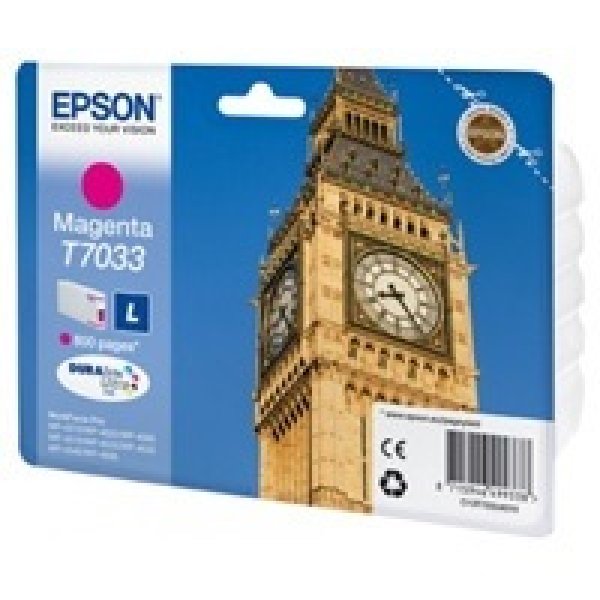 Náplň EPSON C13T70334010 purpurová (800 stran)