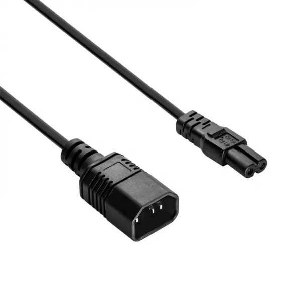 Akyga kabel prodlužovací napájecí k PC, 250V, IEC C7 / C14, 1,5m