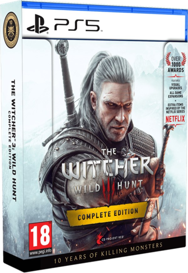 PS5 hra The Witcher 3: The Wild Hunt - Complete Edition  + 10th Anniversary Steelbook