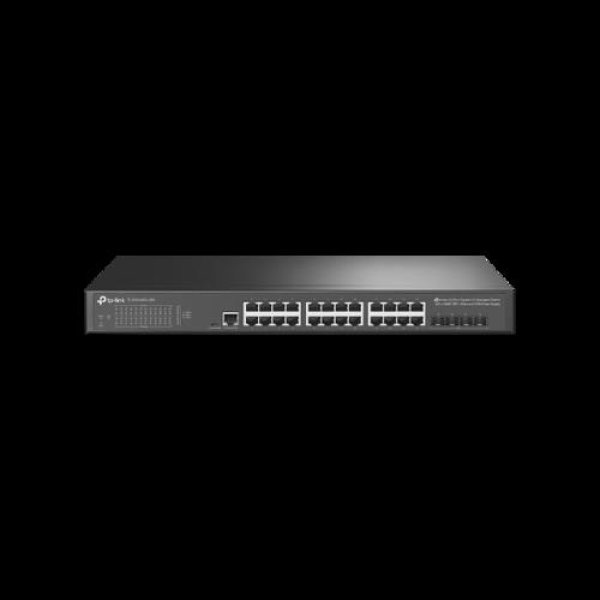 TP-Link OMADA JetStream switch pro připojení k UPS TL-SG3428X-UPS (24xGbE, 4xSFP+, 2xconsole, fanless)