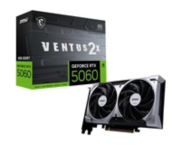 MSI VGA NVIDIA GeForce RTX 5060 8G VENTUS 2X OC, RTX 5060, 8GB GDDR7, 3xDP, 1xHDMI?v=1749067206