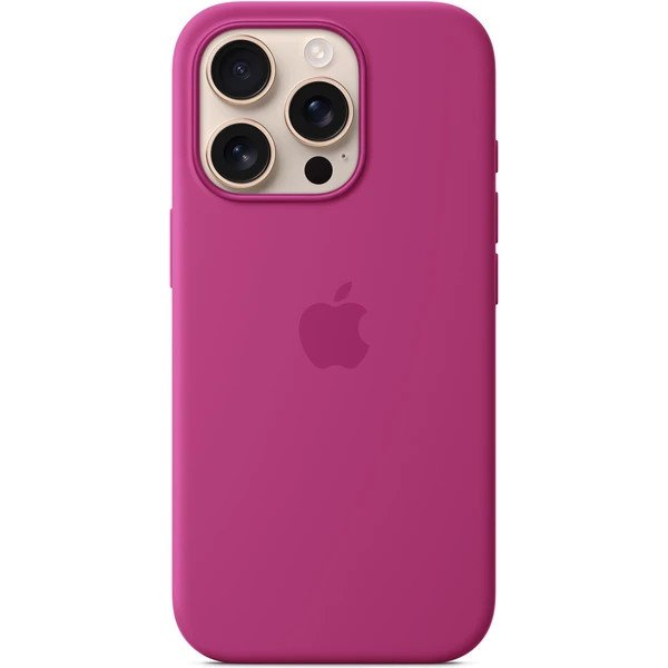 iPhone 16 Pro Silicone Case with MS - Fuchsia?v=1746532803