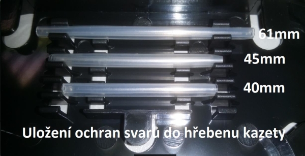 Ochrana sváru, zatavovací 60mm, vyztužení drátem 1mm - 25ks