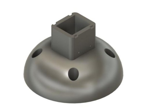 TP-LINK držák/stojan pro kamery Tapo C500/C510W/C520WS na stěnu a strop, bílý s krytkou kabelů - verze zvětšena