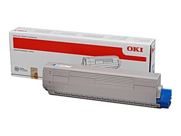 Toner OKI 44844507 azurový (10 000 stran)