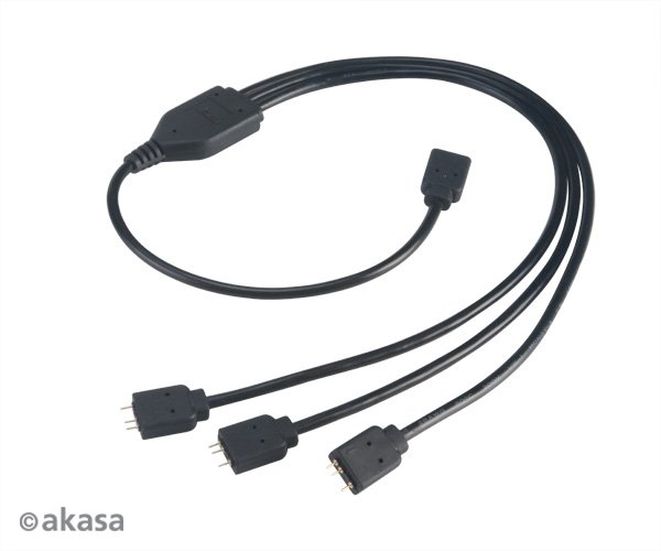 AKASA - RGB LED kabel-splitter adresovatelný 50 cm?v=1754114405