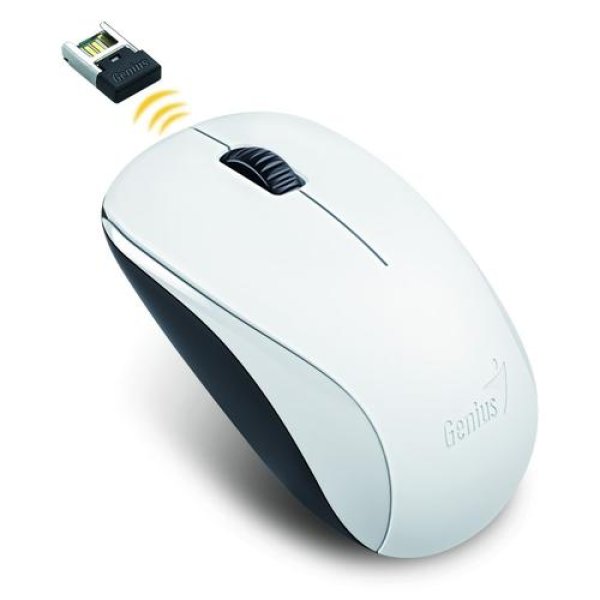 Genius NX-7000/Kancelářská/Blue Track/Bezdrátová USB/Bílá