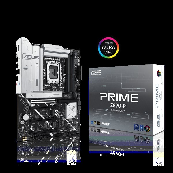 ASUS MB Sc LGA1851 PRIME Z890-P, Intel Z890, 4xDDR5, 1xDP, 1xHDMI, 1xThunderbolt, ATX
