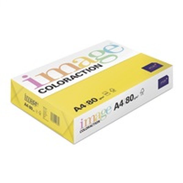 Antalis Papír Image Coloraction Sevilla - sytá žlutá (IG50) A4 (80g/500ks)?v=1758490804