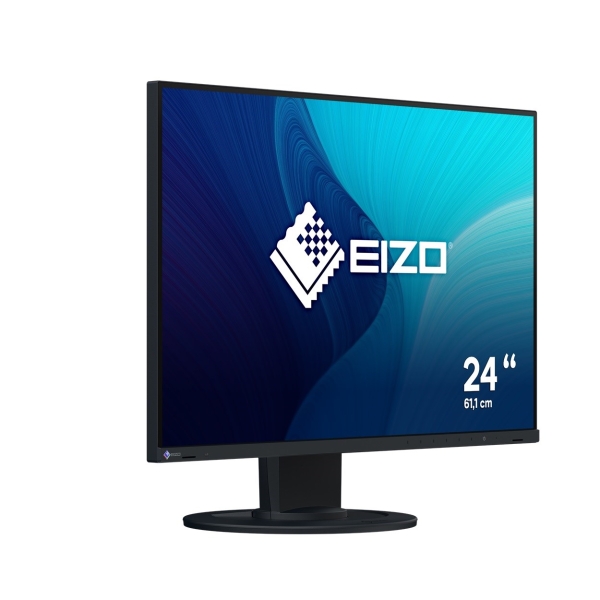 EIZO MT 24" EV2410R-BK FlexScan, IPS, 1920x1200, 350nit, 1300:1, 5ms, DisplayPort, HDMI, DVI-D, D-sub, USB, Repro, Černý