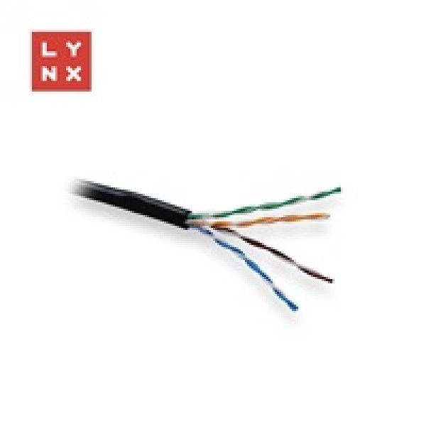 LYNX UTP kabel Cat5e, PE (Fca), celoměděný, venkovní, černý, box 305m?v=1755466814
