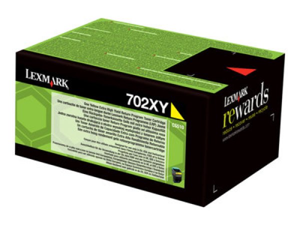 Toner Lexmark 702XY 70C2XY0 žlutý