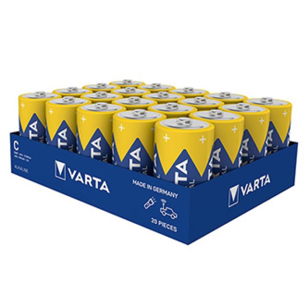 Baterie alkalická, C (LR14), C, 1.5V, Varta, fólie, 20-pack, VAR-LR14IND, Industrial Pro?v=1754136002