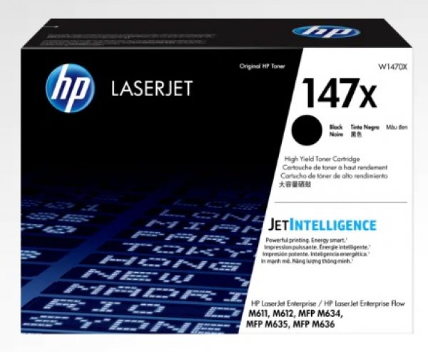 Toner HP W1470X, HP 147X černý (25 200 stran)