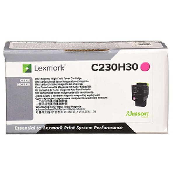 Toner Lexmark C230H30 purpurový