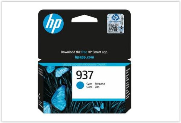 Náplň HP No.937, 4S6W2NE azurová (800 stran)