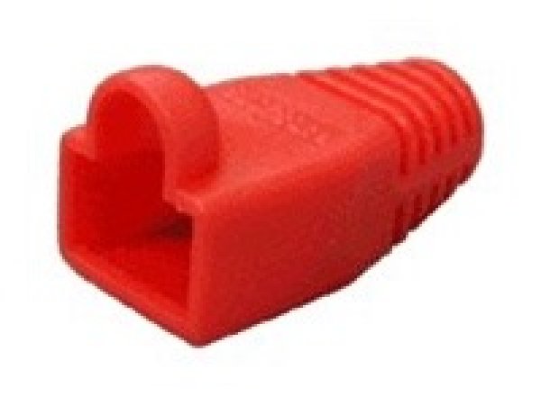 Ochrana pro konektor RJ45, snag-proof - červená, 100ks?v=1757022009