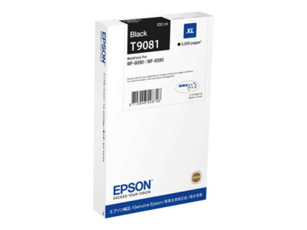 Náplň EPSON C13T908140, XL černá (100 ml)