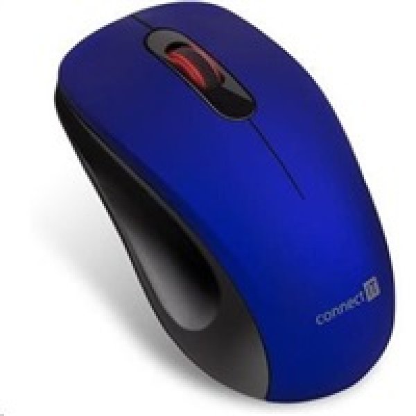 CONNECT IT "MUTE" bezdrátová optická tichá myš, USB, (+ 1x AA baterie zdarma), modrá?v=1758876103