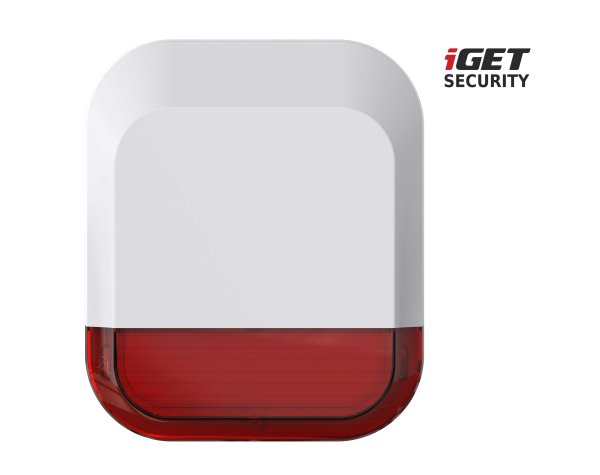 iGET SECURITY EP11 - venkovní siréna napájená baterií nebo adaptérem, pro alarm M5?v=1750075202