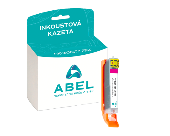Náplň ABEL CLI-581XXL, 1996C001 purpurová pro tiskárny CANON (11,7 ml)