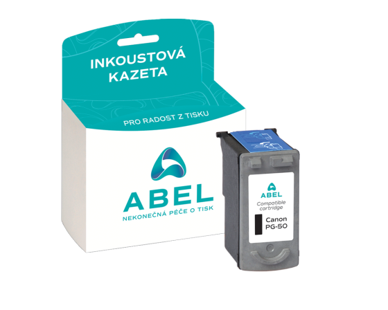 Náplň ABEL PG-50 černá pro tiskárny CANON (22 ml)