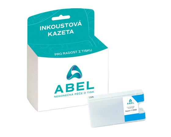 Náplň ABEL C13T789240 azurová pro tiskárny EPSON (4 000 stran)