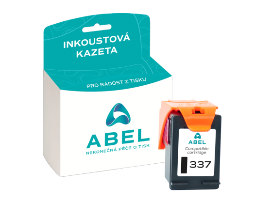 Náplň ABEL No.337, C9364EE černá pro tiskárny HP (11 ml)