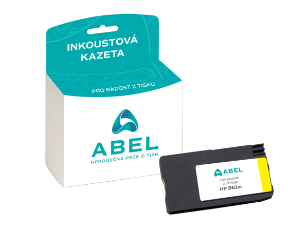 Náplň ABEL No.951XL, CN048AE žlutá pro tiskárny HP (1 500 stran)