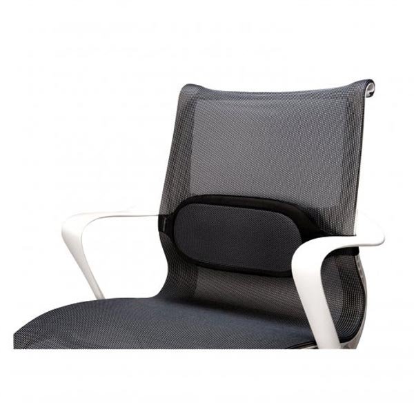 Bederní opěrka  I-Spire, nastavitelný pásek, černá, plast, Fellowes