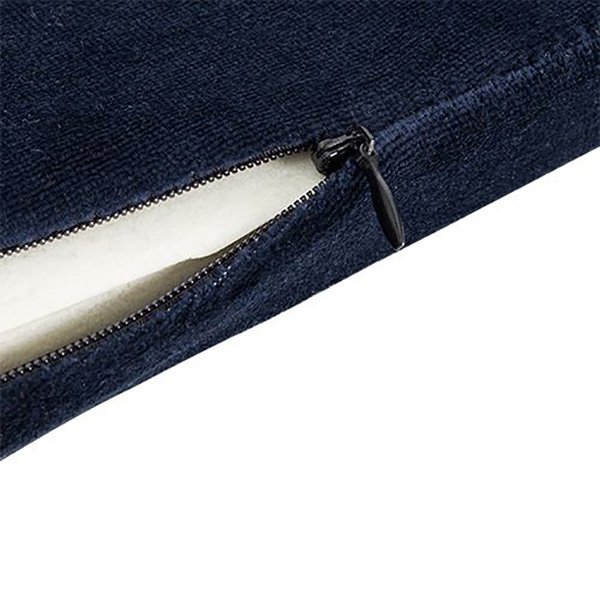 Bederní opěrka, univerzální, ergonomická, modrá, paměťová pěna