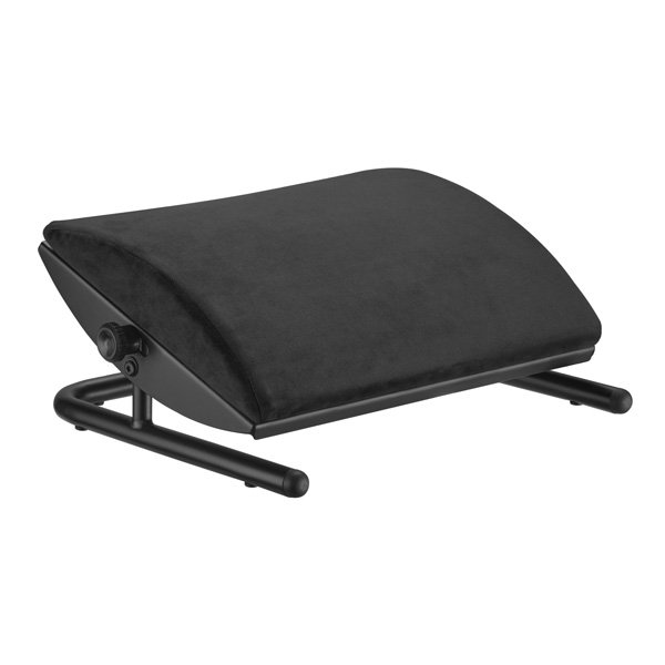 Podstavec pod nohy, odnimatelný měkký polštář, černý, ocel, 25 kg nosnost, Powerton?v=1754078403