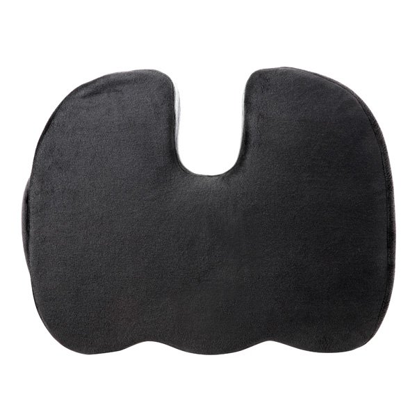 Podsedák, pod hýždě, ergonomický, černý, paměťová pěna, Powerton