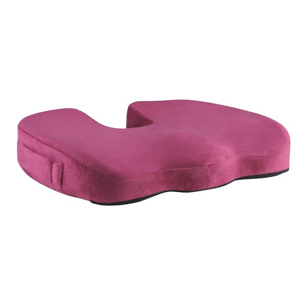 Podsedák, pod hýždě, ergonomický, vínově červený, paměťová pěna, Powerton?v=1754114405
