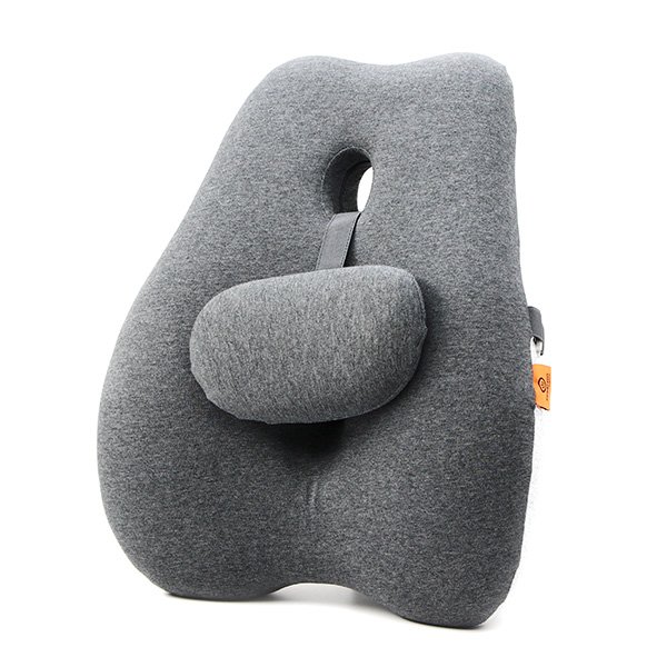Bederní opěrka, ergonomická, šedá, paměťová pěna, Powerton?v=1753963205