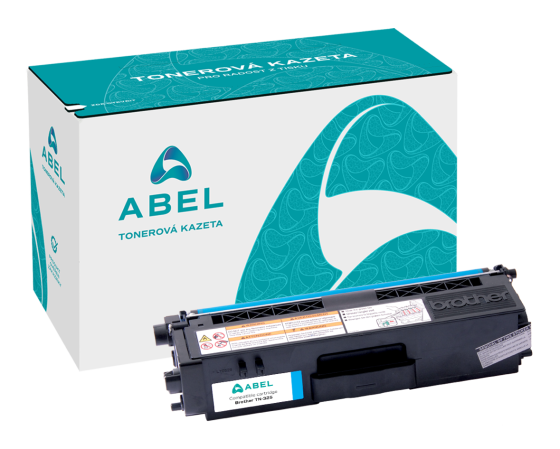 Toner ABEL TN-325 azurový pro tiskárny BROTHER (3 500 stran)