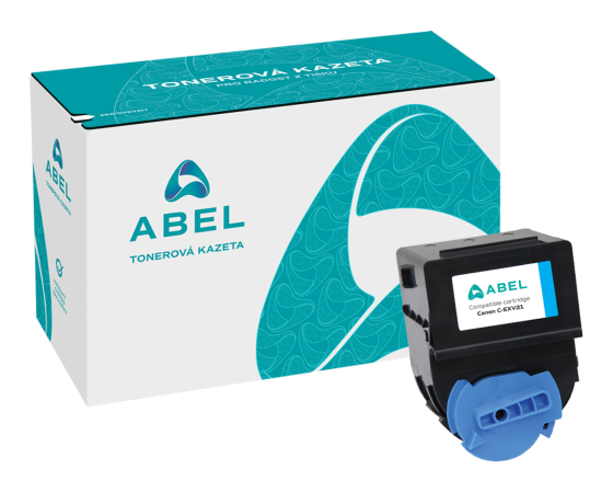 Toner ABEL C-EXV21 azurový pro tiskárny CANON (14 000 stran)