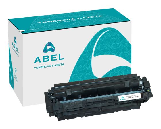 Toner ABEL CRG-055HBK, 3020C002 černý pro tiskárny CANON (7 600 stran) - NO CHIP
