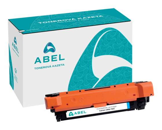 Toner ABEL CRG-723 azurový pro tiskárny CANON (8 500 stran)